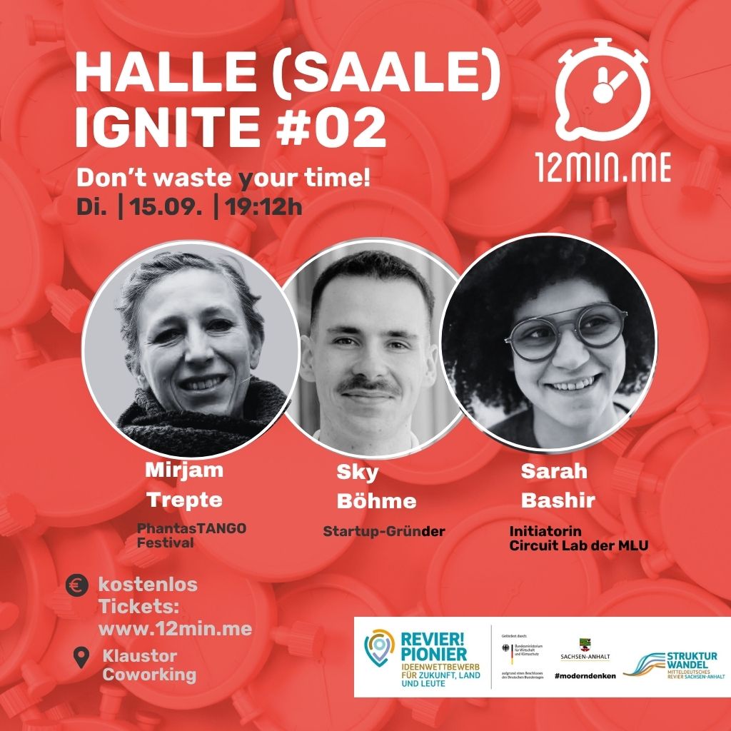 12MIN HALLE – Don't waste (y)our time