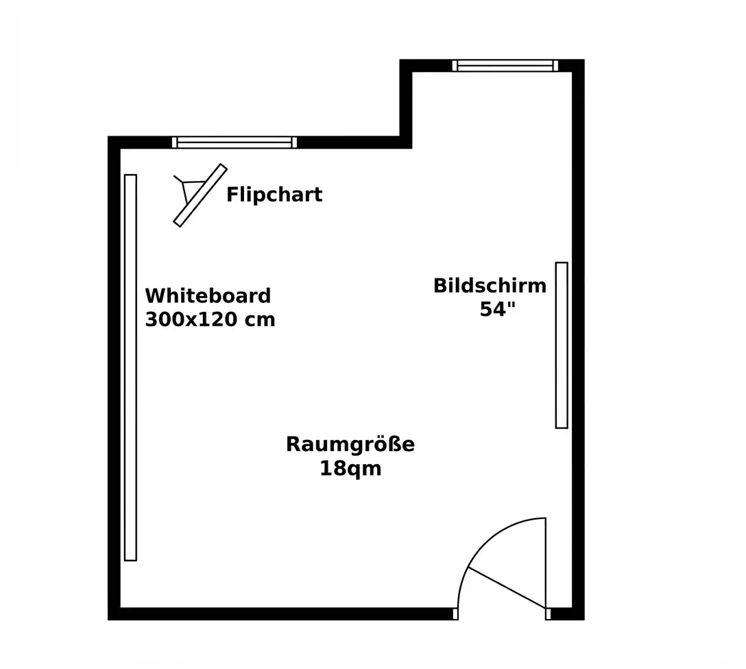 Seminarraum Ernie - Raumplan